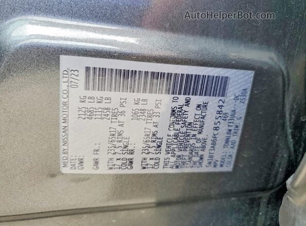 5N1BT3AB6PC855842 2023 NISSAN ROGUE Gray Engine compartment view