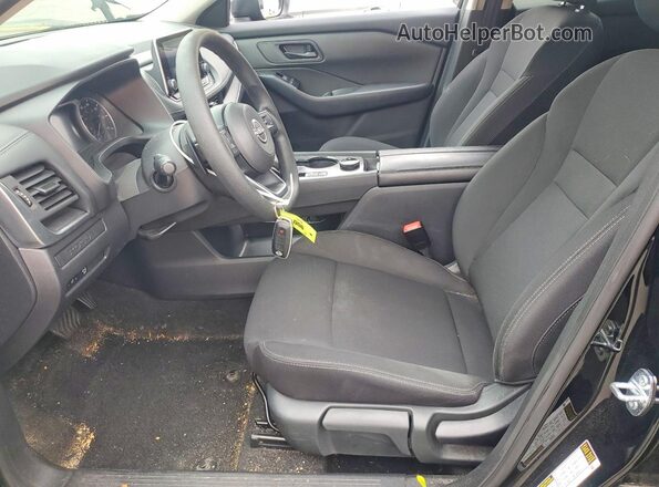 5N1BT3AB6RC728625 2024 NISSAN ROGUE Black Front interior view