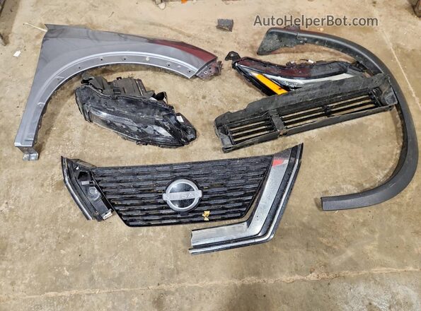 5N1BT3AB7PC679173 2023 NISSAN ROGUE Gray Vista de la etiqueta del VIN