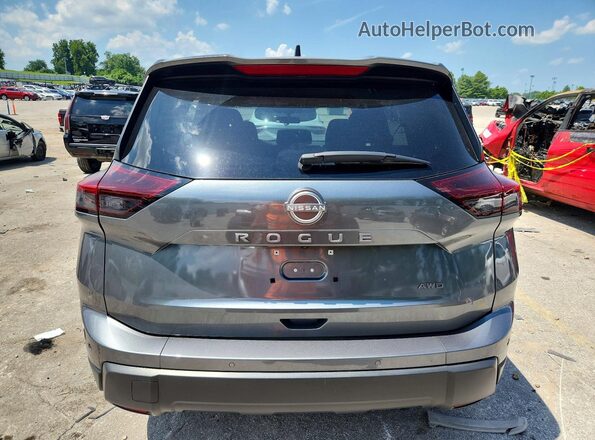 5N1BT3AB7RC702339 2024 NISSAN ROGUE Gray უკანა ხედი