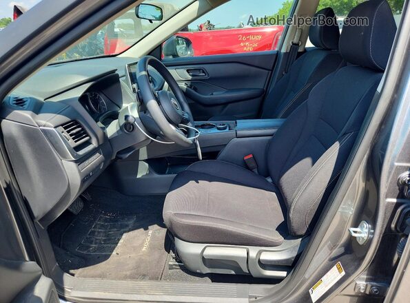 5N1BT3AB7RC702339 2024 NISSAN ROGUE Gray წინა სალონის ხედი