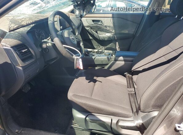 5N1BT3AB8PC681501 2023 NISSAN ROGUE Gray Widok wnętrza z przodu