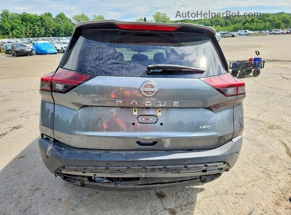 5N1BT3AB8PC802964 2023 NISSAN ROGUE Gray Rear view