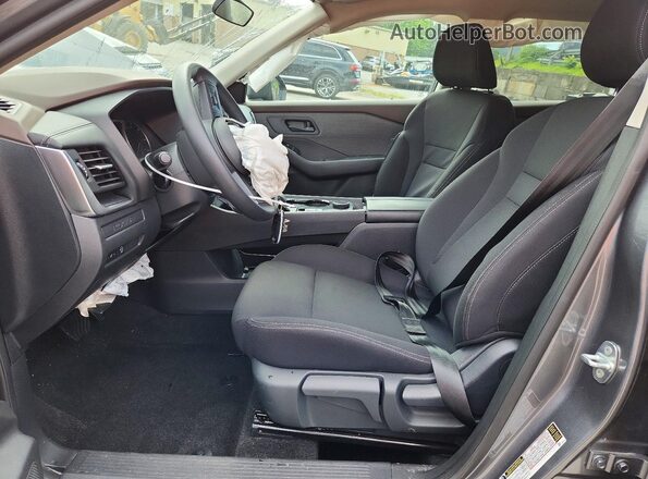 5N1BT3AB8PC802964 2023 NISSAN ROGUE Gray Front interior view