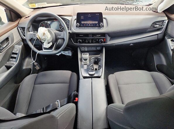 5N1BT3AB8PC802964 2023 NISSAN ROGUE Gray Dashboard view