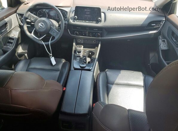 5N1BT3AB9PC899513 2023 NISSAN ROGUE White Widok deski rozdzielczej