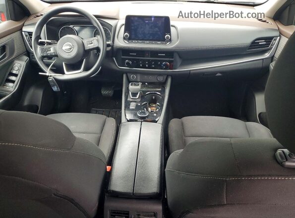 5N1BT3ABXPC780160 2023 NISSAN ROGUE Gray Вид панелі приладів
