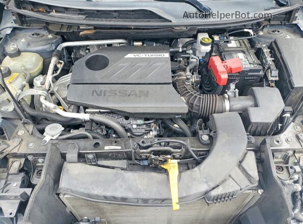 5N1BT3ABXPC780160 2023 NISSAN ROGUE Gray Вид підкапотного простору