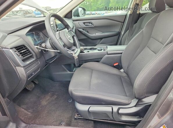 5N1BT3ABXRC696004 2024 NISSAN ROGUE Gray Widok wnętrza z przodu