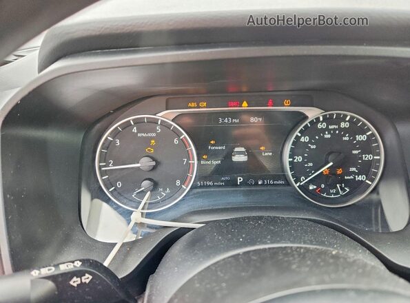 5N1BT3ABXRC696004 2024 NISSAN ROGUE Gray Widok zestawu wskaźników