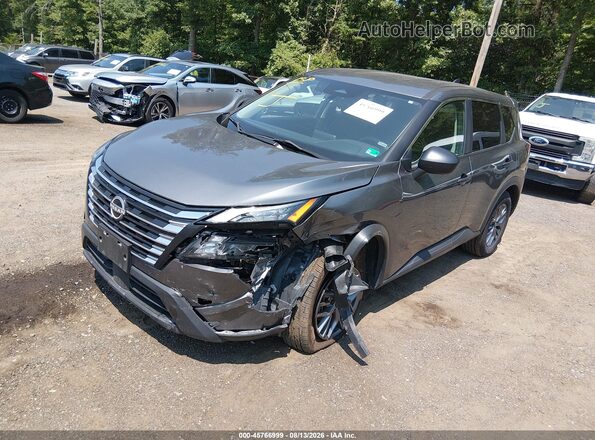 5N1BT3ABXRC705638 2024 NISSAN ROGUE Gray Առջևի ձախ երեք քառորդ տեսարան