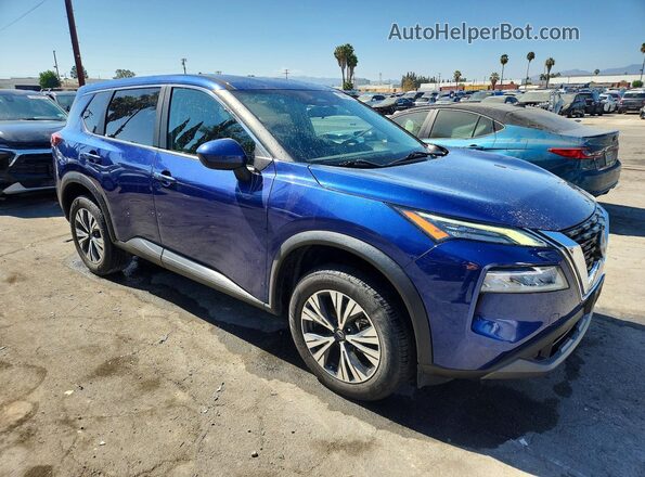 5N1BT3BA0PC838959 2023 NISSAN ROGUE Blue Delantero derecho