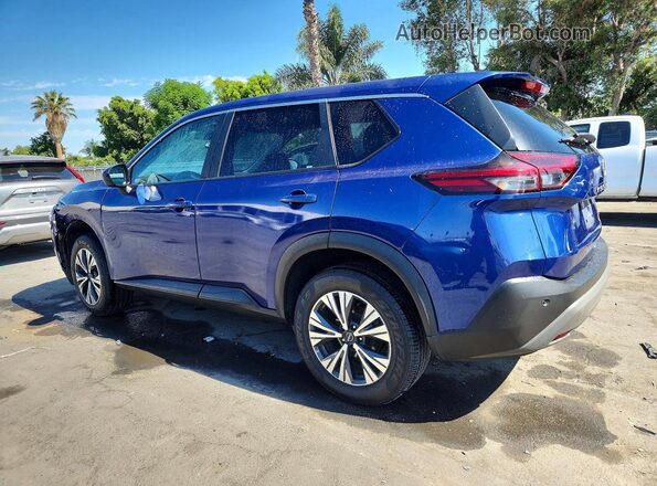 5N1BT3BA0PC838959 2023 NISSAN ROGUE Blue Trasero izquierdo