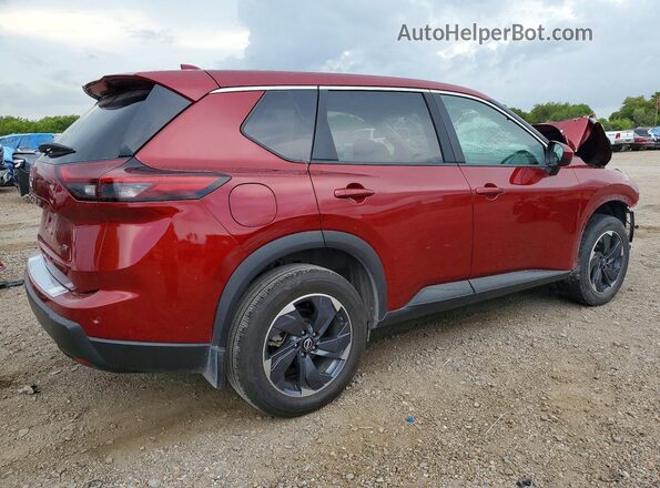 5N1BT3BA0RC738122 2024 NISSAN ROGUE Maroon Trasero derecho