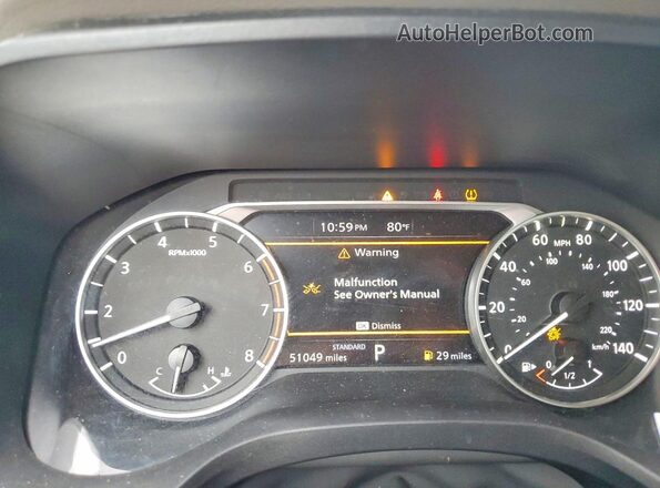 5N1BT3BA0SC791926 2025 NISSAN ROGUE Black Vista del cuadro de instrumentos
