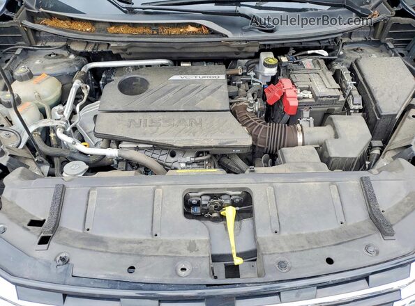5N1BT3BA0SC791926 2025 NISSAN ROGUE Black Vista del compartimento del motor