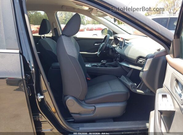 5N1BT3BA1NC700778 2022 NISSAN ROGUE Black წინა სალონის ხედი