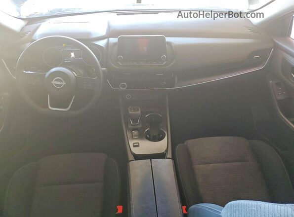 5N1BT3BA1PC673195 2023 NISSAN ROGUE Black Вид панелі приладів