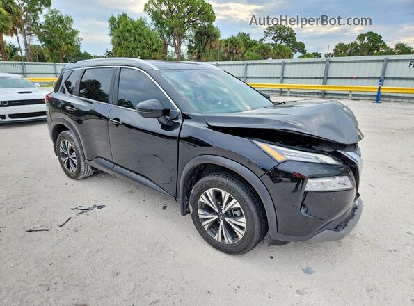5N1BT3BA1PC679269 2023 NISSAN ROGUE Черный Передняя правая четверть