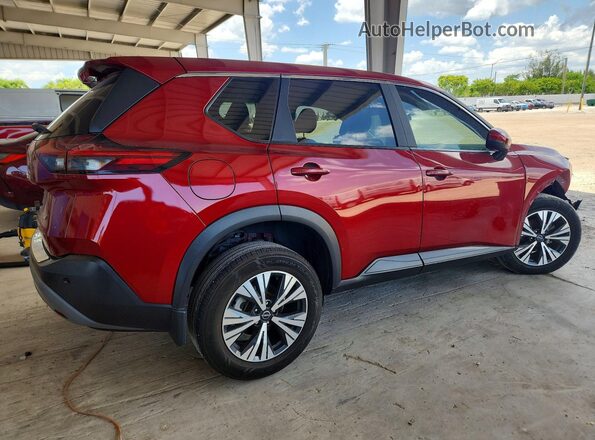 5N1BT3BA1PC735811 2023 NISSAN ROGUE Red Widok z tyłu