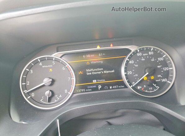 5N1BT3BA1PC788797 2023 NISSAN ROGUE White Вид щитка приладів