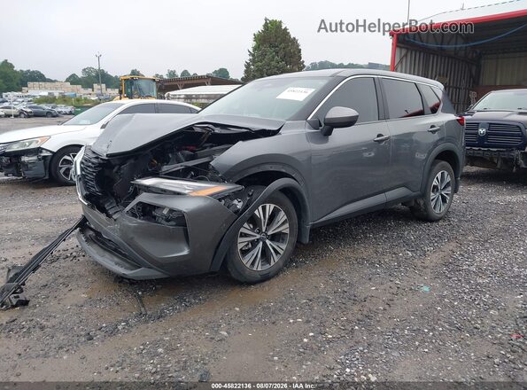 5N1BT3BA1PC855155 2023 NISSAN ROGUE Gray წინა მარცხენა ხედი სამი მეოთხედიდან