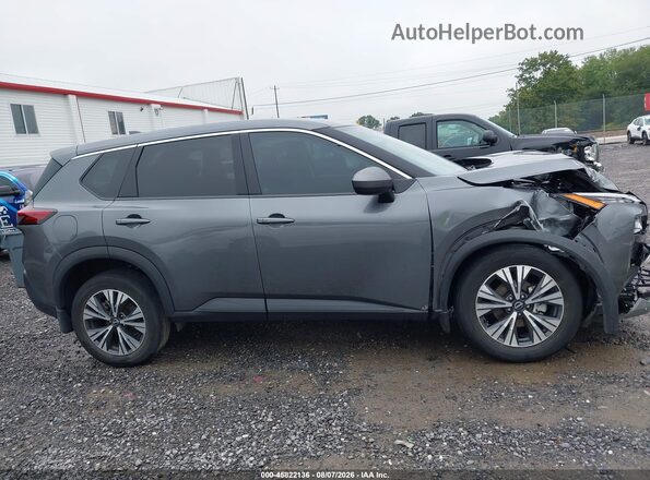 5N1BT3BA1PC855155 2023 NISSAN ROGUE Gray უკანა სალონის ხედი
