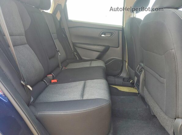 5N1BT3BA1RC707817 2024 NISSAN ROGUE Blue Rear seats view