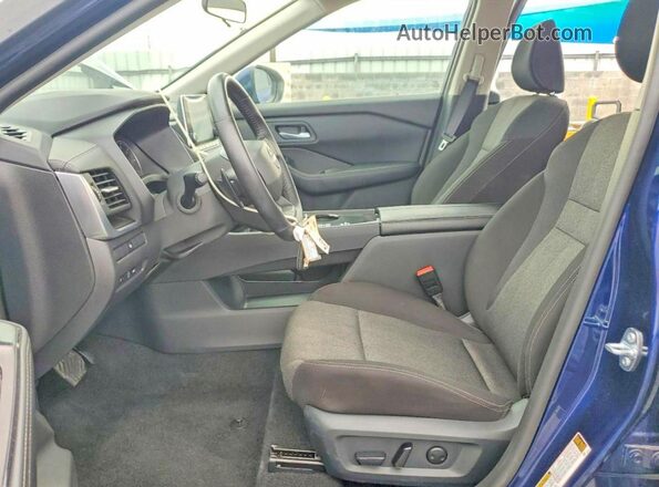 5N1BT3BA1SC798626 2025 NISSAN ROGUE Blue წინა სალონის ხედი
