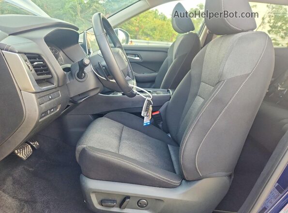 5N1BT3BA1SC821354 2025 NISSAN ROGUE Blue Vista interior delantera