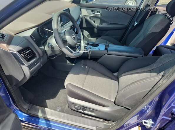 5N1BT3BA2PC682939 2023 NISSAN ROGUE Blue Front interior view