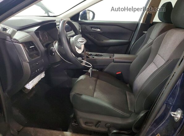 5N1BT3BA2RC696746 2024 NISSAN ROGUE Blue Widok wnętrza z przodu