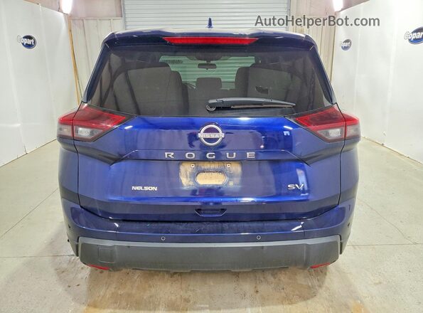 5N1BT3BA2RC696746 2024 NISSAN ROGUE Blue Widok z tyłu