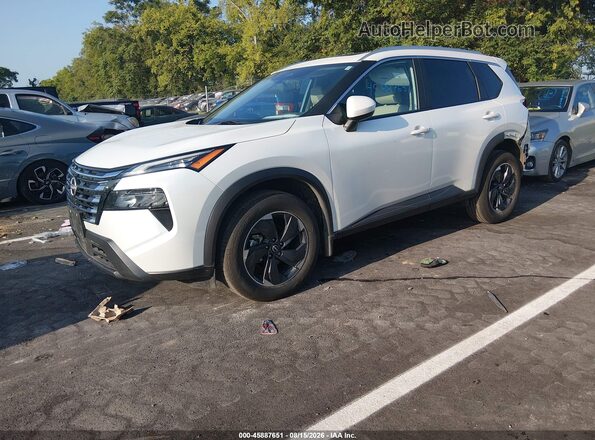 5N1BT3BA2RC722388 2024 NISSAN ROGUE White Առջևի ձախ երեք քառորդ տեսարան