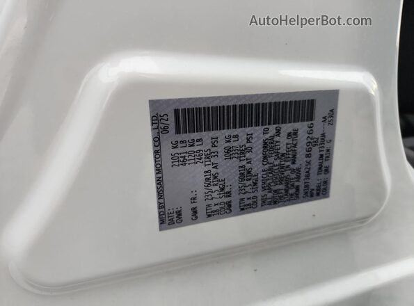 5N1BT3BA2SC869266 2025 NISSAN ROGUE Белый Вид подкапотного пространства