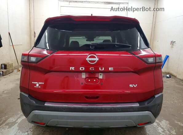 5N1BT3BA3PC802151 2023 NISSAN ROGUE Красный Вид сзади