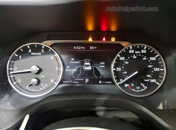5N1BT3BA3PC802151 2023 NISSAN ROGUE Красный Вид щитка приборов