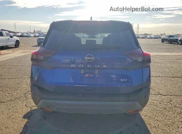 5N1BT3BA3PC850104 2023 NISSAN ROGUE Blue უკანა ხედი