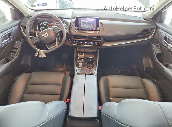 5N1BT3BA3SC674583 2025 NISSAN ROGUE White წინა პანელის ხედი
