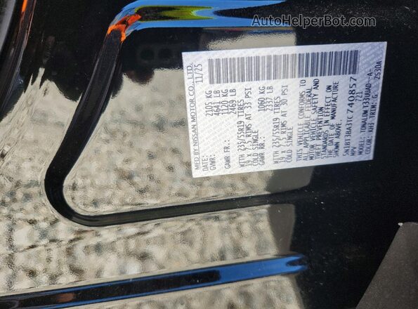 5N1BT3BA3TC740857 2026 NISSAN ROGUE Черный Вид наклейки с VIN-кодом