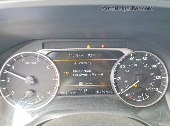 5N1BT3BA4PC772352 2023 NISSAN ROGUE Charcoal ხელსაწყოთა პანელის ხედი