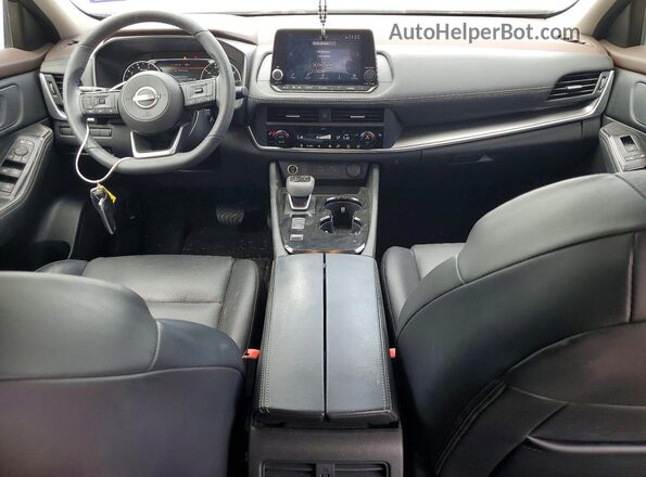 5N1BT3BA4PC772352 2023 NISSAN ROGUE Charcoal წინა პანელის ხედი