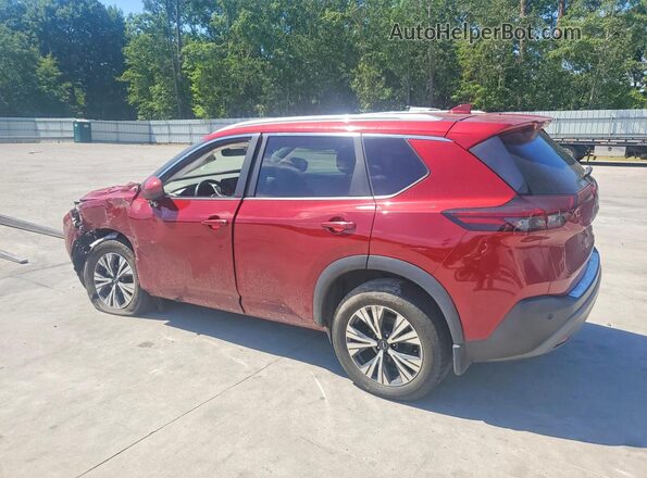 5N1BT3BA4PC799972 2023 NISSAN ROGUE Burgundy Задня ліва чверть