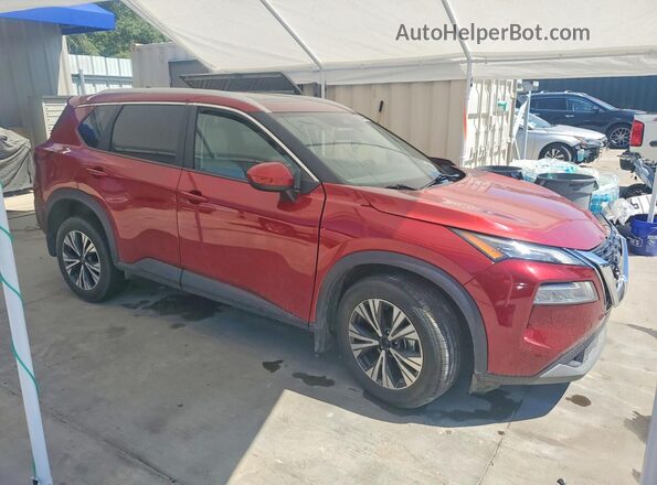 5N1BT3BA4PC799972 2023 NISSAN ROGUE Burgundy Передня права чверть