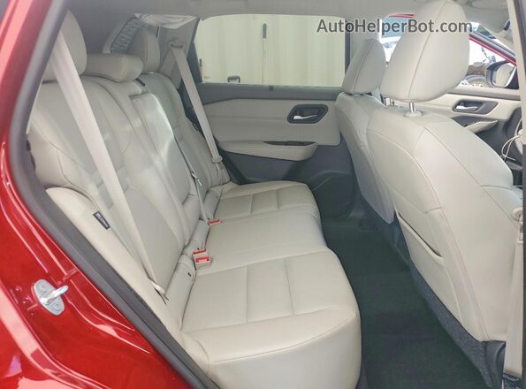5N1BT3BA4PC799972 2023 NISSAN ROGUE Burgundy Вид задньої частини салону