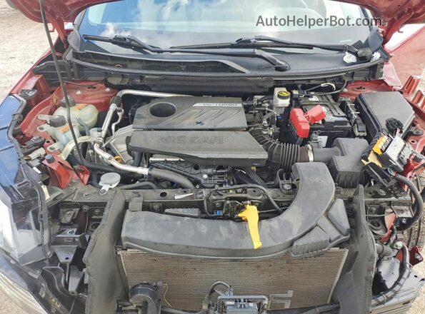 5N1BT3BA4PC851701 2023 NISSAN ROGUE Red Widok wnętrza z tyłu