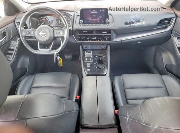 5N1BT3BA4PC851701 2023 NISSAN ROGUE Red Widok deski rozdzielczej