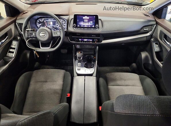 5N1BT3BA4PC853948 2023 NISSAN ROGUE Black Dashboard view