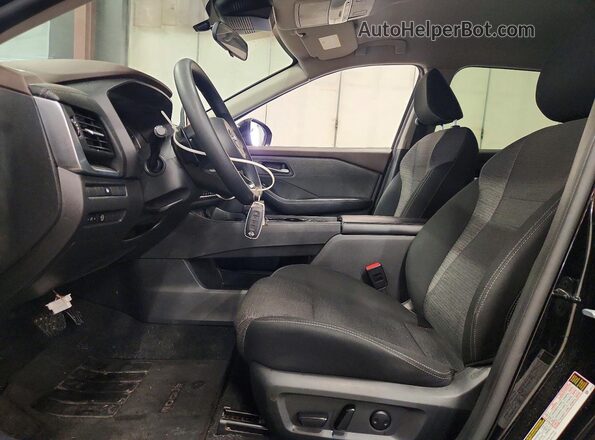 5N1BT3BA4PC853948 2023 NISSAN ROGUE Black Front interior view