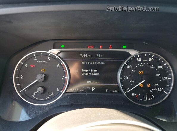 5N1BT3BA4RC692164 2024 NISSAN ROGUE White Instrument cluster view